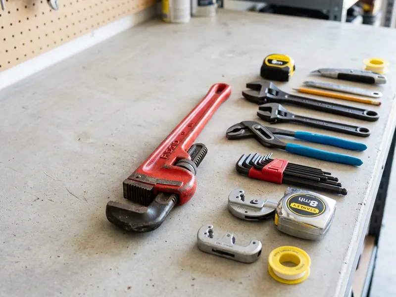 Professional plumbers in Plainfield, IN equipped with top-tier tools for residential and commercial plumbing services.